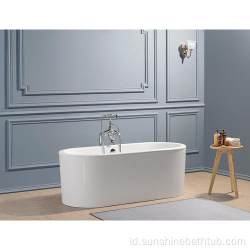 Proyek CUPC Freestanding Rok Bathtub besi cor